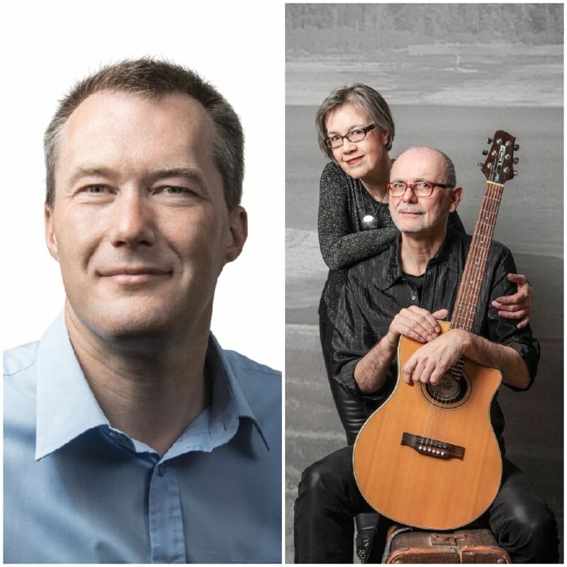 Musikalische Lesung mit Michael Hillmann und das Dresdener Musikerduo Anett Heine & Ulrich Hawelka